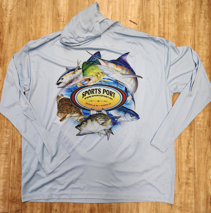 SUN HOODY REEF BLUE