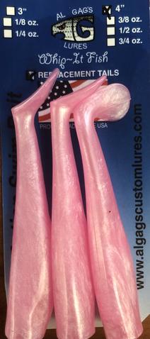 WHIP IT FISH REPLACEMENT TAILS