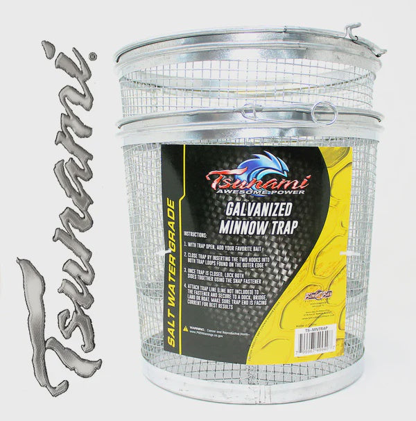 GALVANIZED MINNOW TRAP