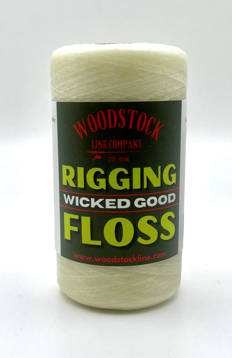 Wicked Good Rigging Floss: 50 Lb. / Fish Belly White / 1/4 Lb. Spool