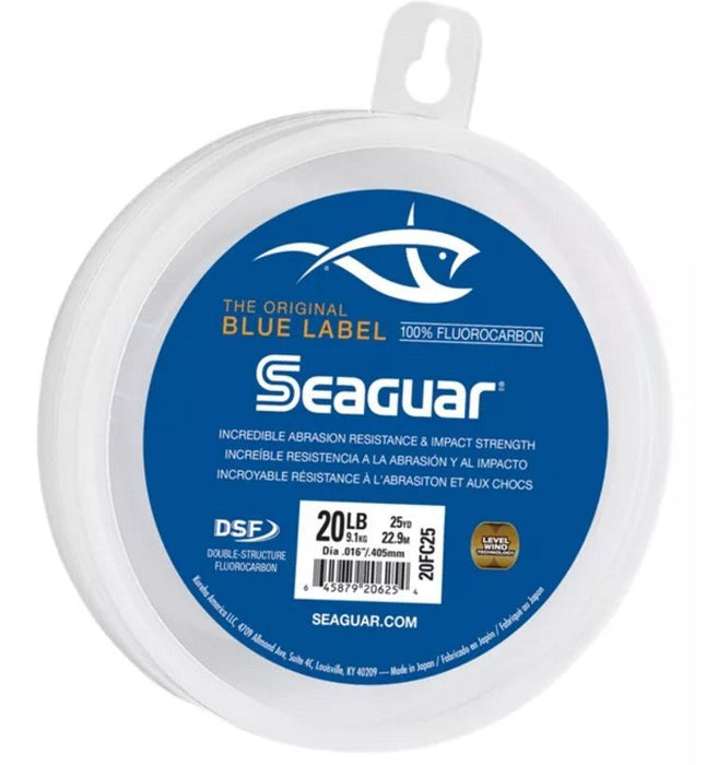 Blue Label Fluorocarbon Leader: 25 Yards