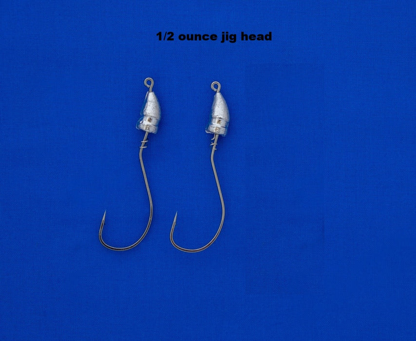 1-2 Oz twistlock Jighead 2 Pack
