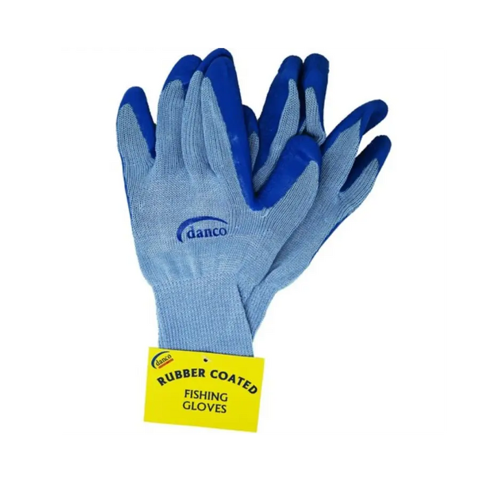 FISHING GLOVES, RUBBER DIPPED LARGE