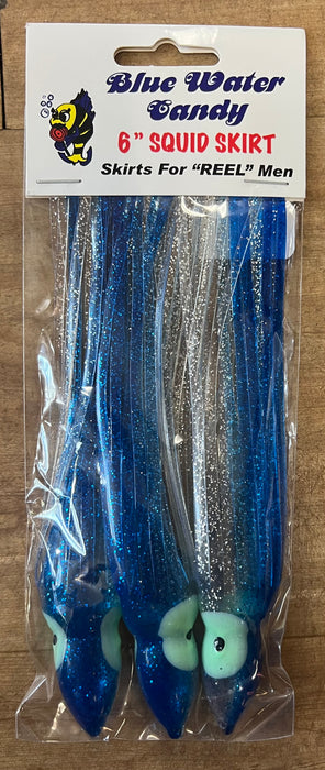 6" SQUID SQUIRT 3/PK