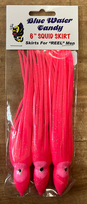 6" SQUID SQUIRT 3/PK