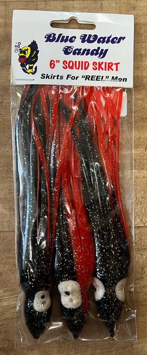 6" SQUID SQUIRT 3/PK
