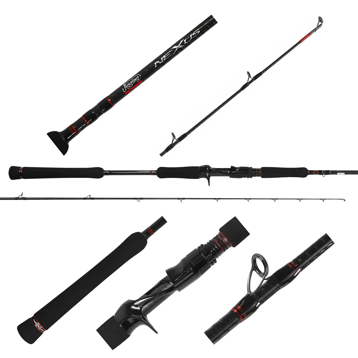 Jigging World Nexus 2.0 Conventional Rod: JW-NEX701C-XH — Sports