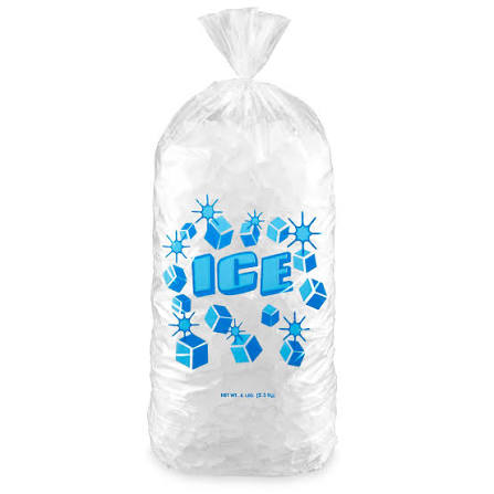 ICE, 5# CUBES BAG