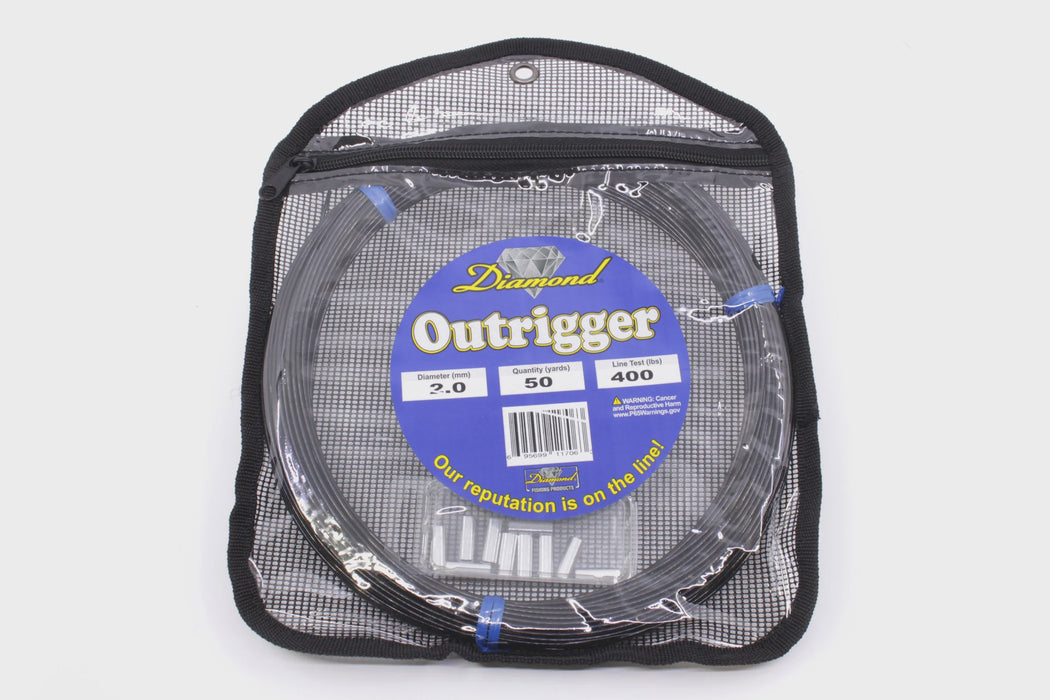 Outrigger Mono Rigging Kit: 50 yd, Black