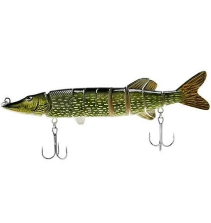 Jointed Pike Hard Bait: 8", 2.5oz